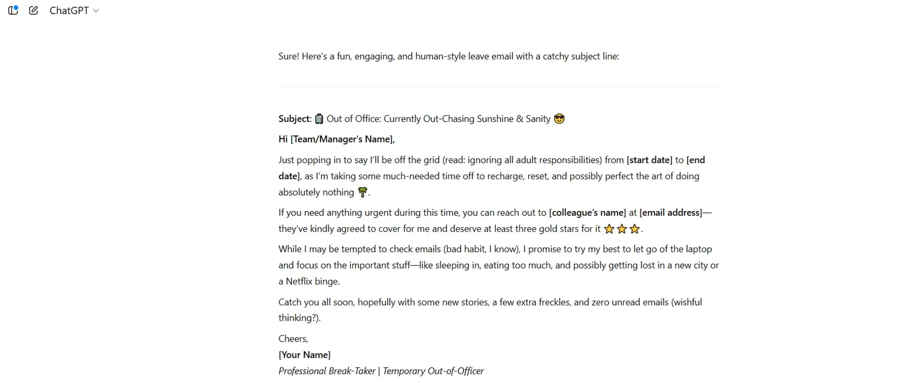 AI Content Sample 2  Promotional Email.