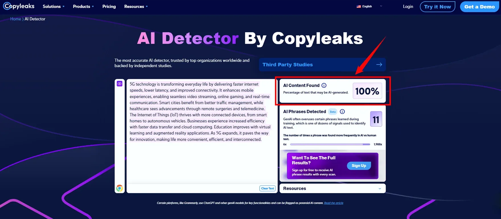 AI-Generated Text with AI Detectors Copyleaks