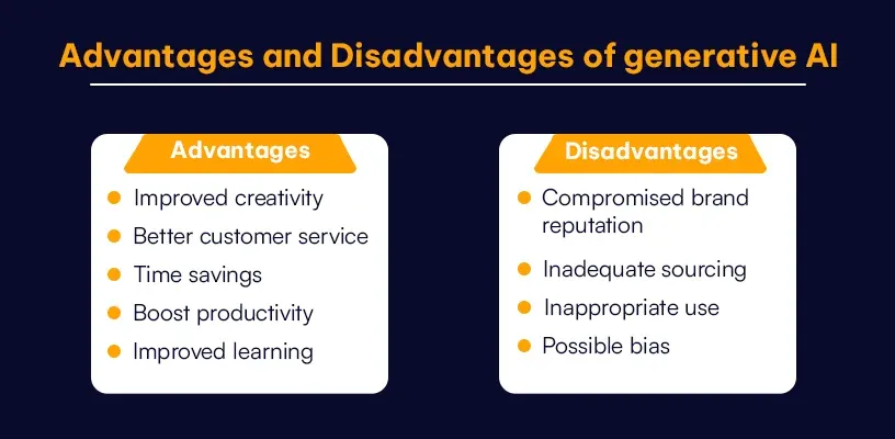 Advantages and Disadvantages of generative AI.webp