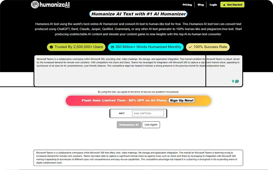 ChatGPT content  humanize in Humanizeai IO tools