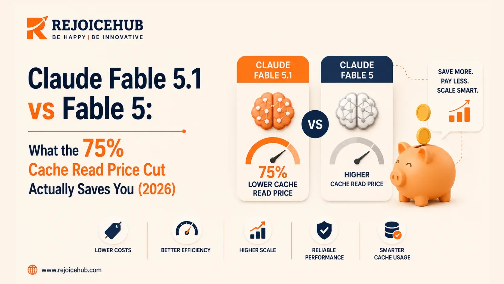 Claude Fable 5.1 vs Fable 5: What the 75% Cache Read Price Cut Actually Saves You (2026)