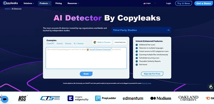 Copyleaks AI Content Detector