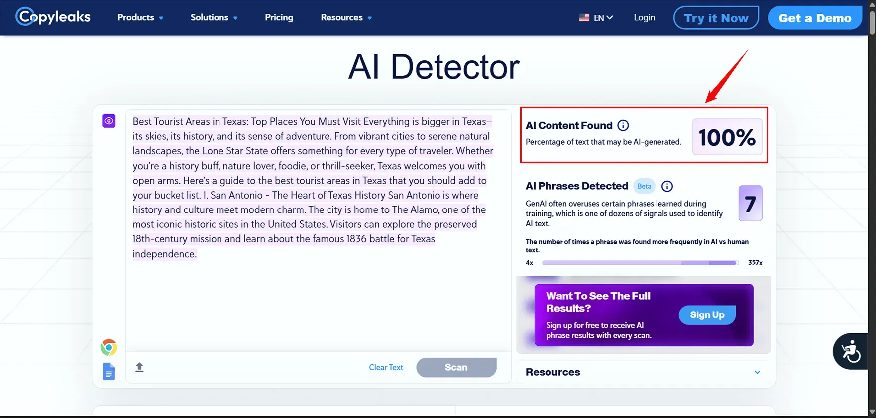Copyleaks AI detector Copyleaks AI detector