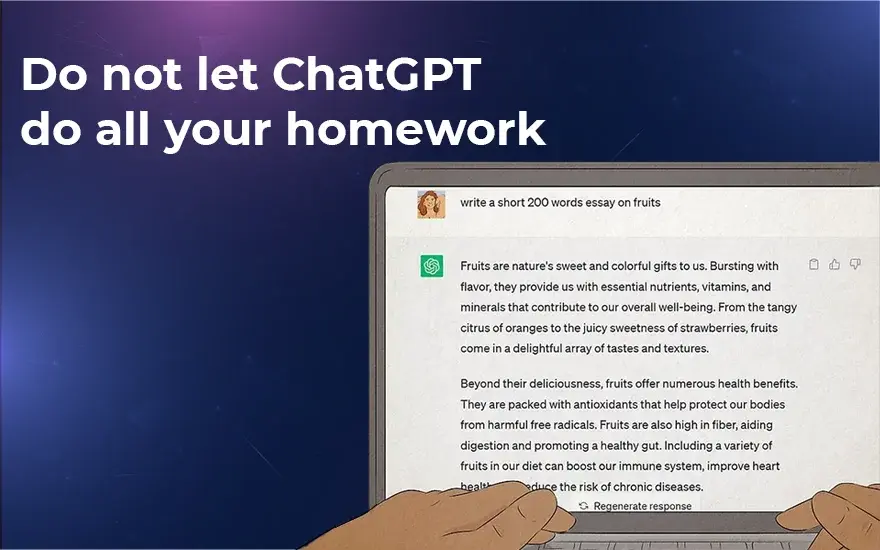 Do not let ChatGPT do all your homework