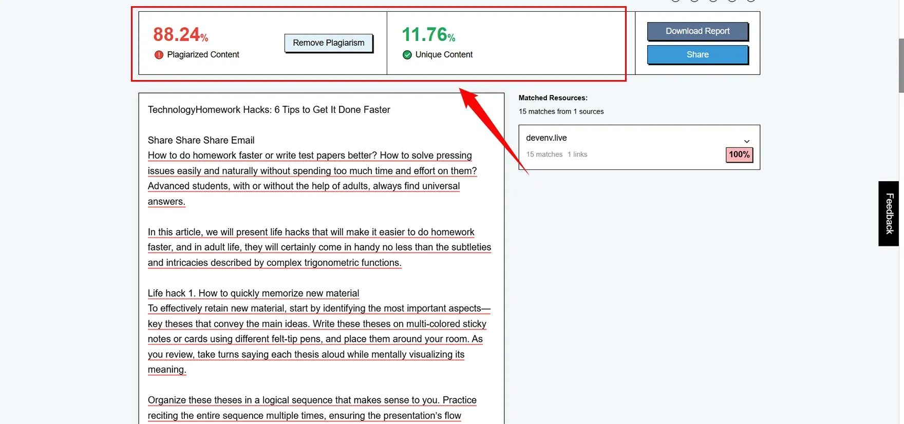 Editpad Plagiarism Checker