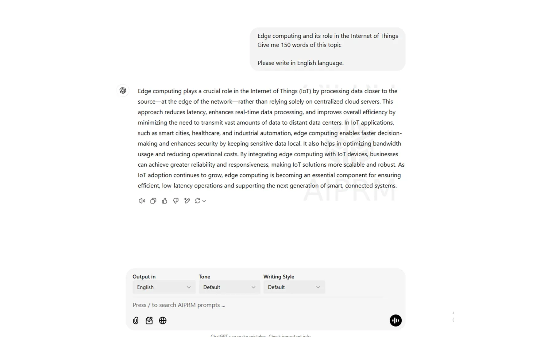 Generate ChatGPT Paragraph