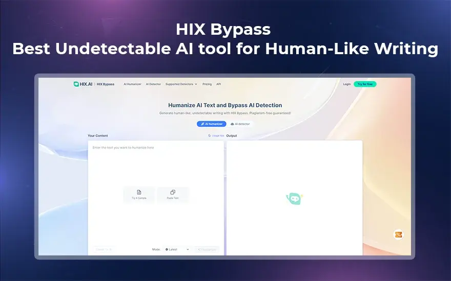 HIX Bypass - Best Undetectable AI tool for Human-Like Writing.webp