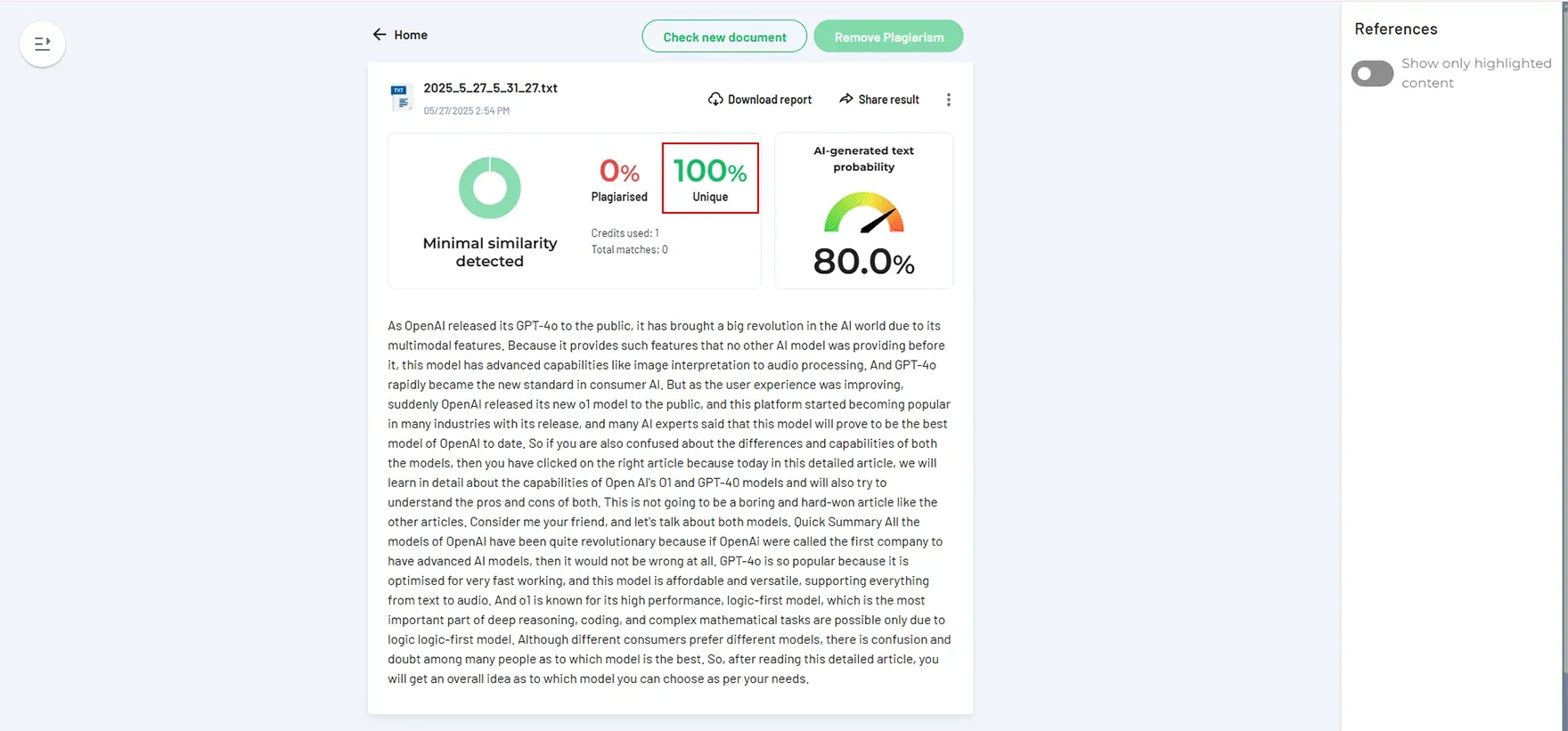 OpenAI O1 vs GPT-4o