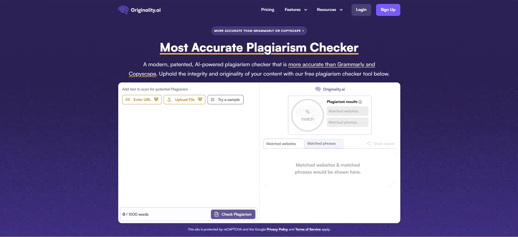 Originality ai Plagiarism Checker