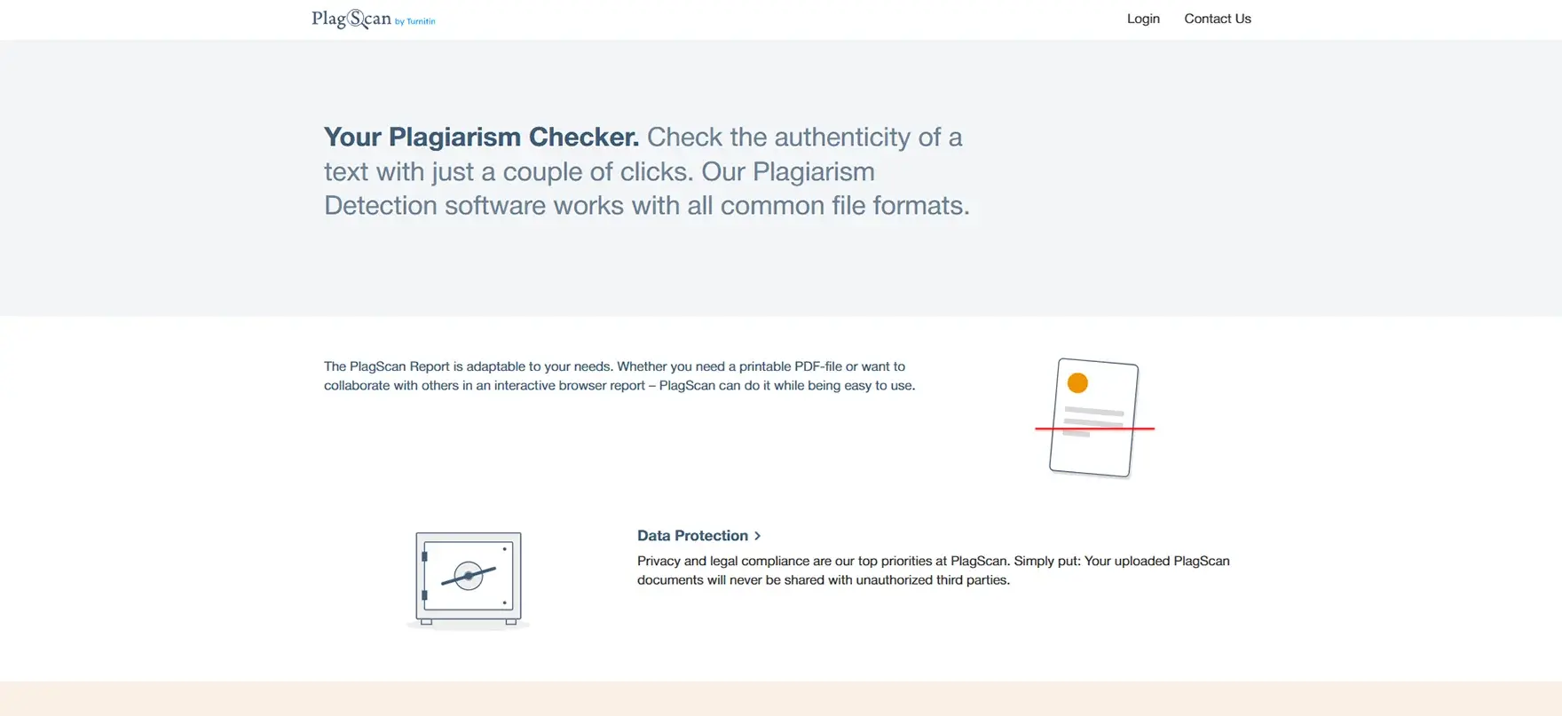Plagscan Plagiarism Checker