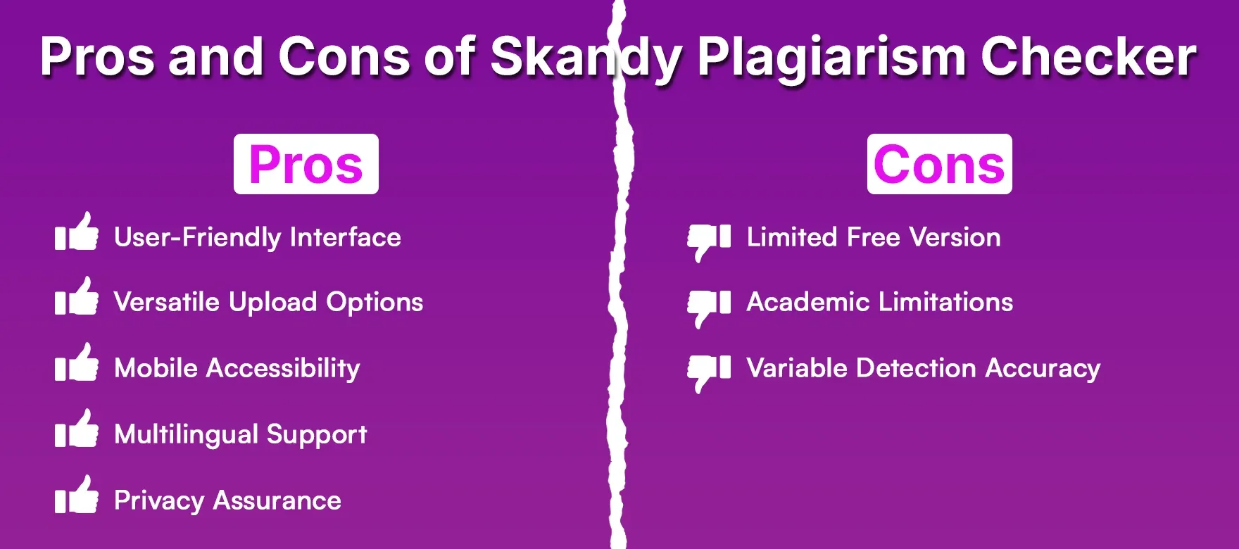 Pros and Cons of Skandy Plagiarism Checker