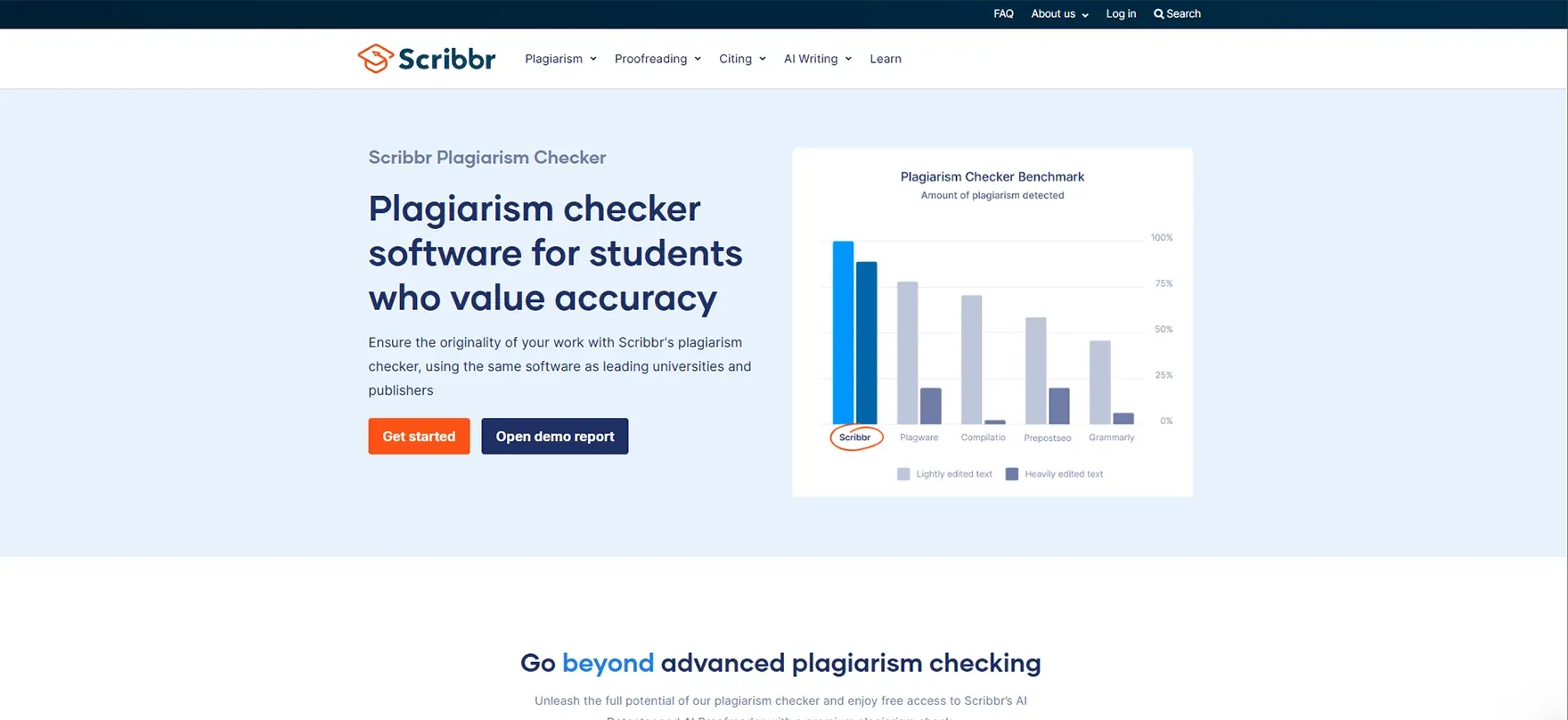 Scribbr Plagiarism Checker