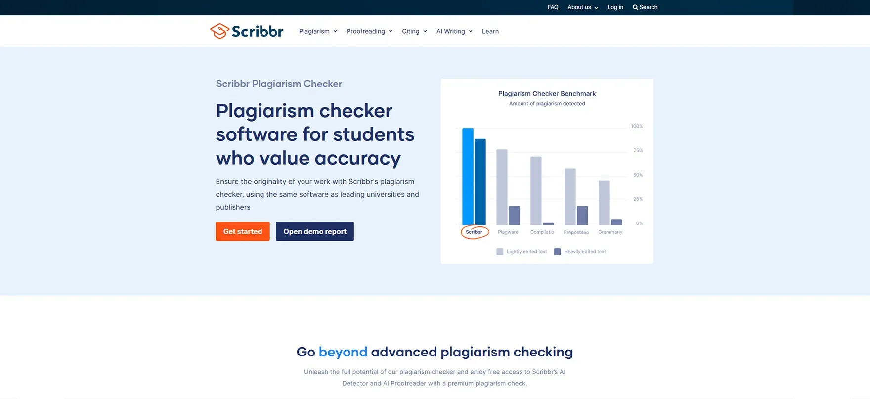 Scribbr Plagiarism Checker