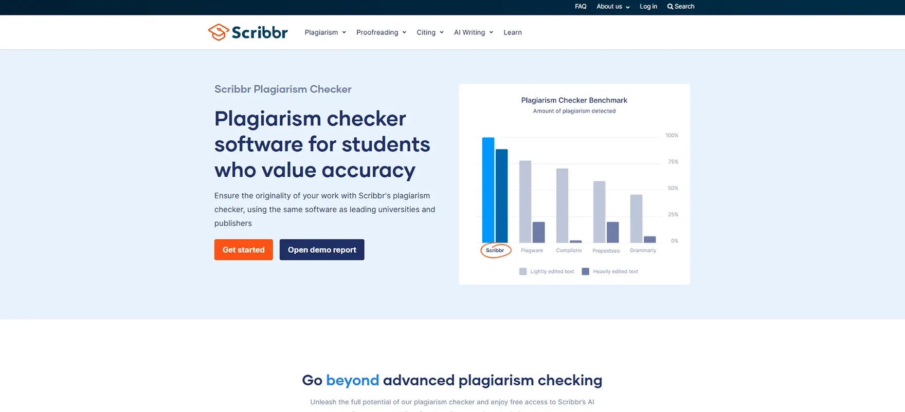 Scribbr Plagiarism Checker