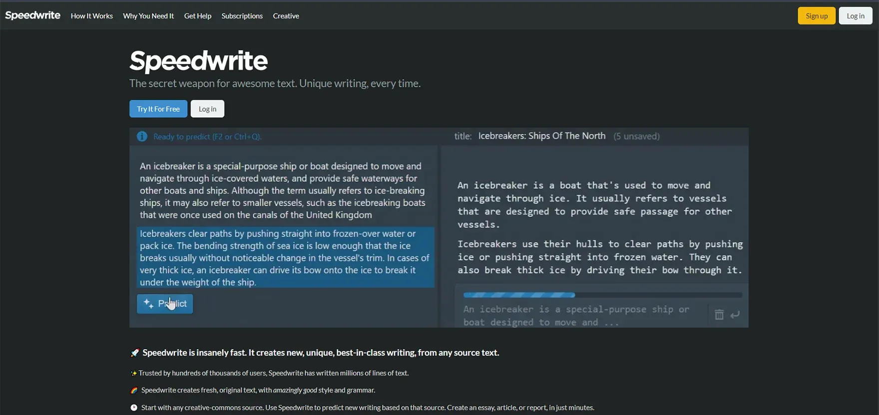 Speedwrite