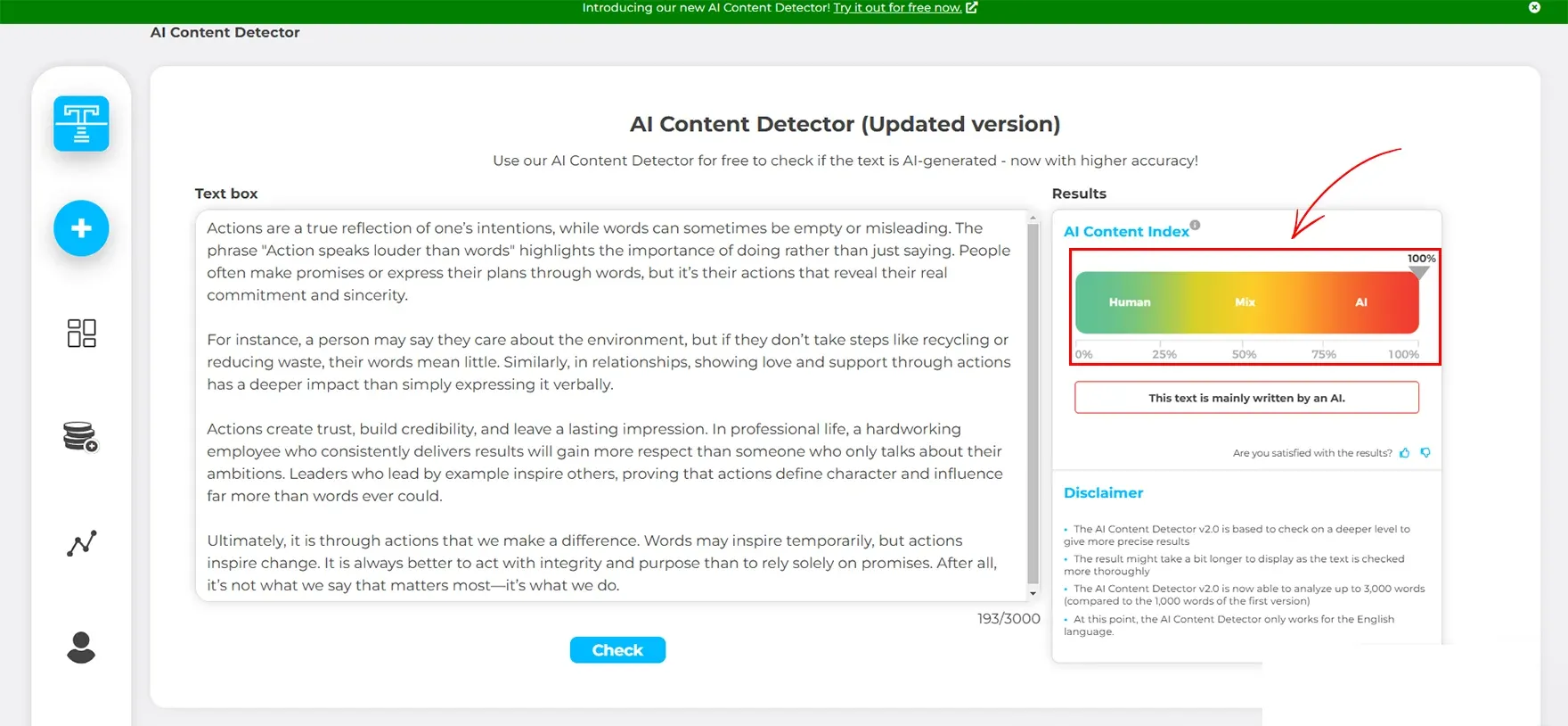 This Content check-in Crossplag AI content detector.webp