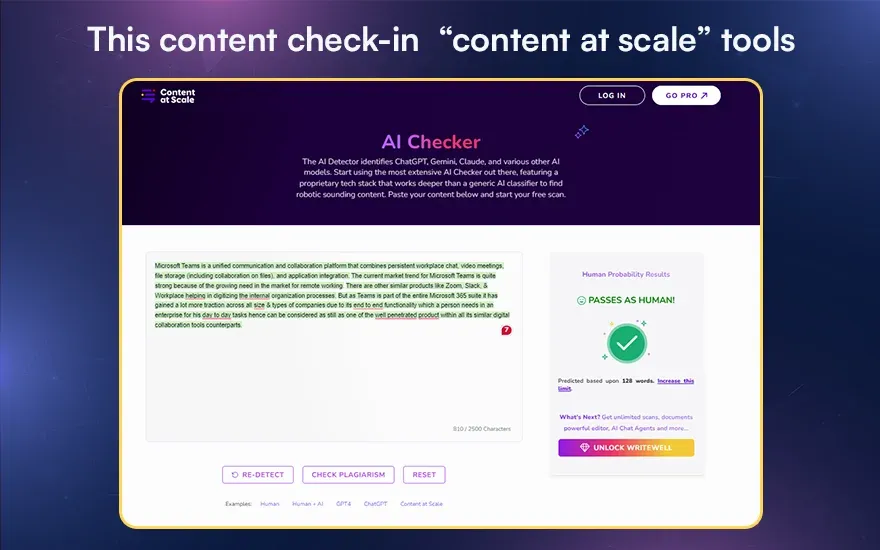 This content check-in  content at scale tools