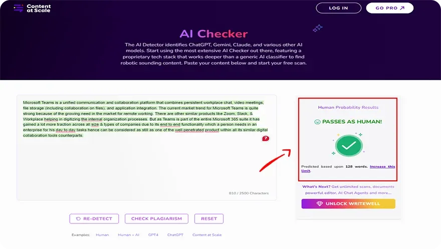 This content check-in  “content at scale” tools 2