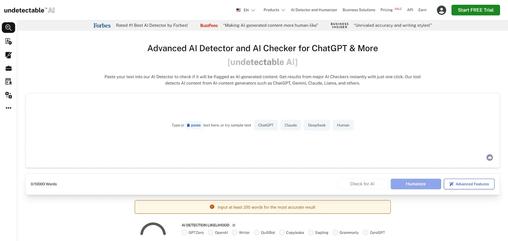 Undetectable AI AI Detectors