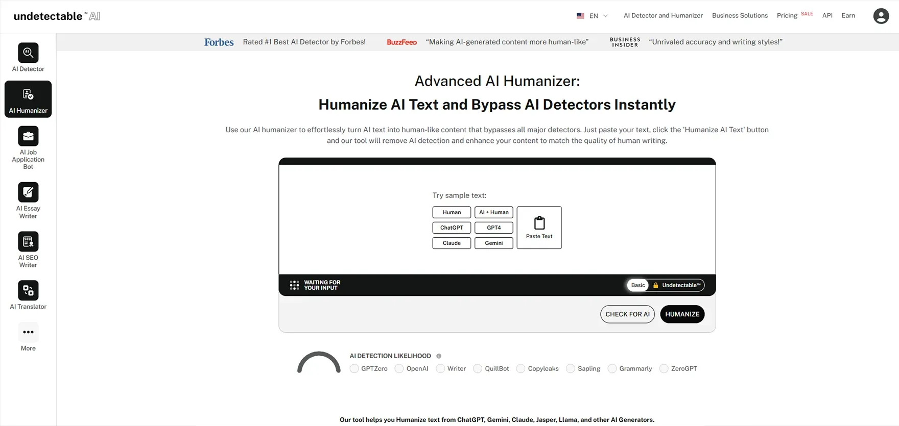 Undetectable AI
