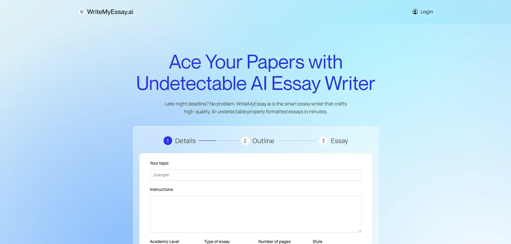WriteMyEssay ai