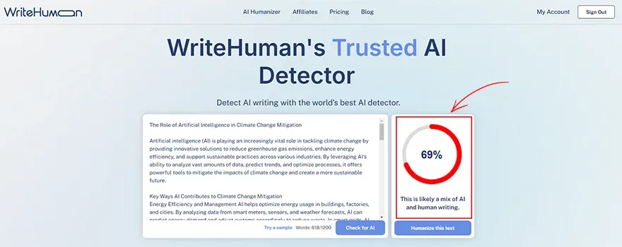 Writehuman ai