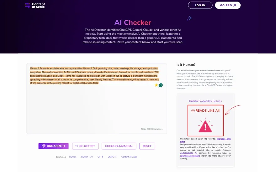 this content check content at scale tools