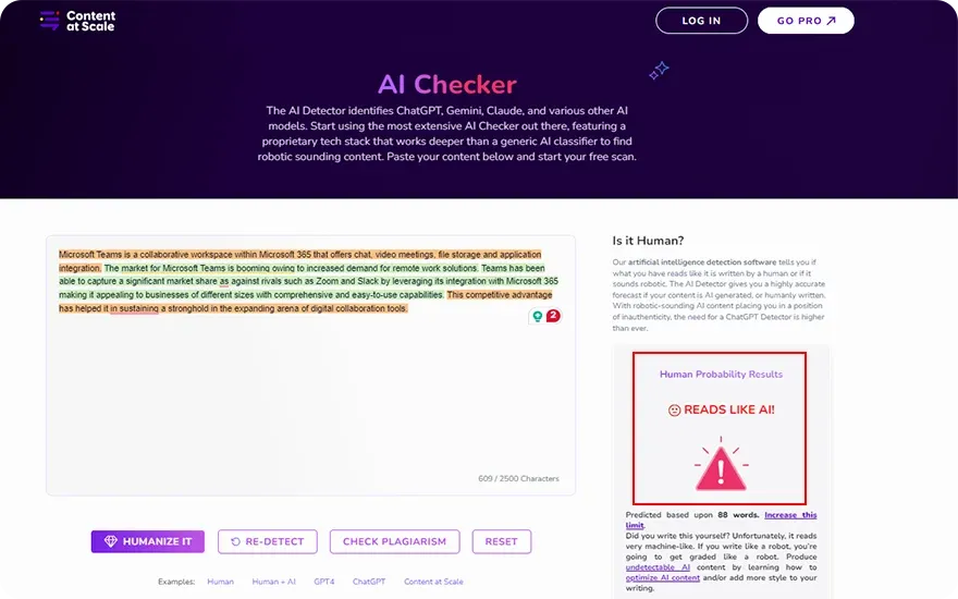 this content check-in  “content at scale” tools